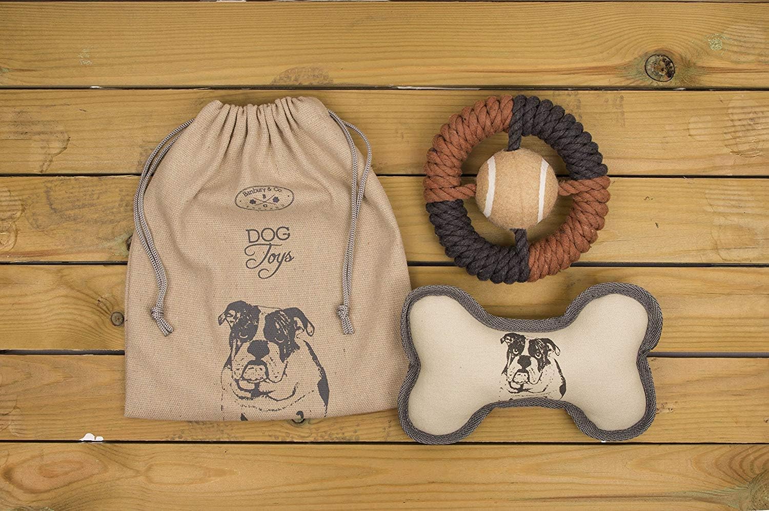 Banbury & Co Luxury Dog Toy Gift Set