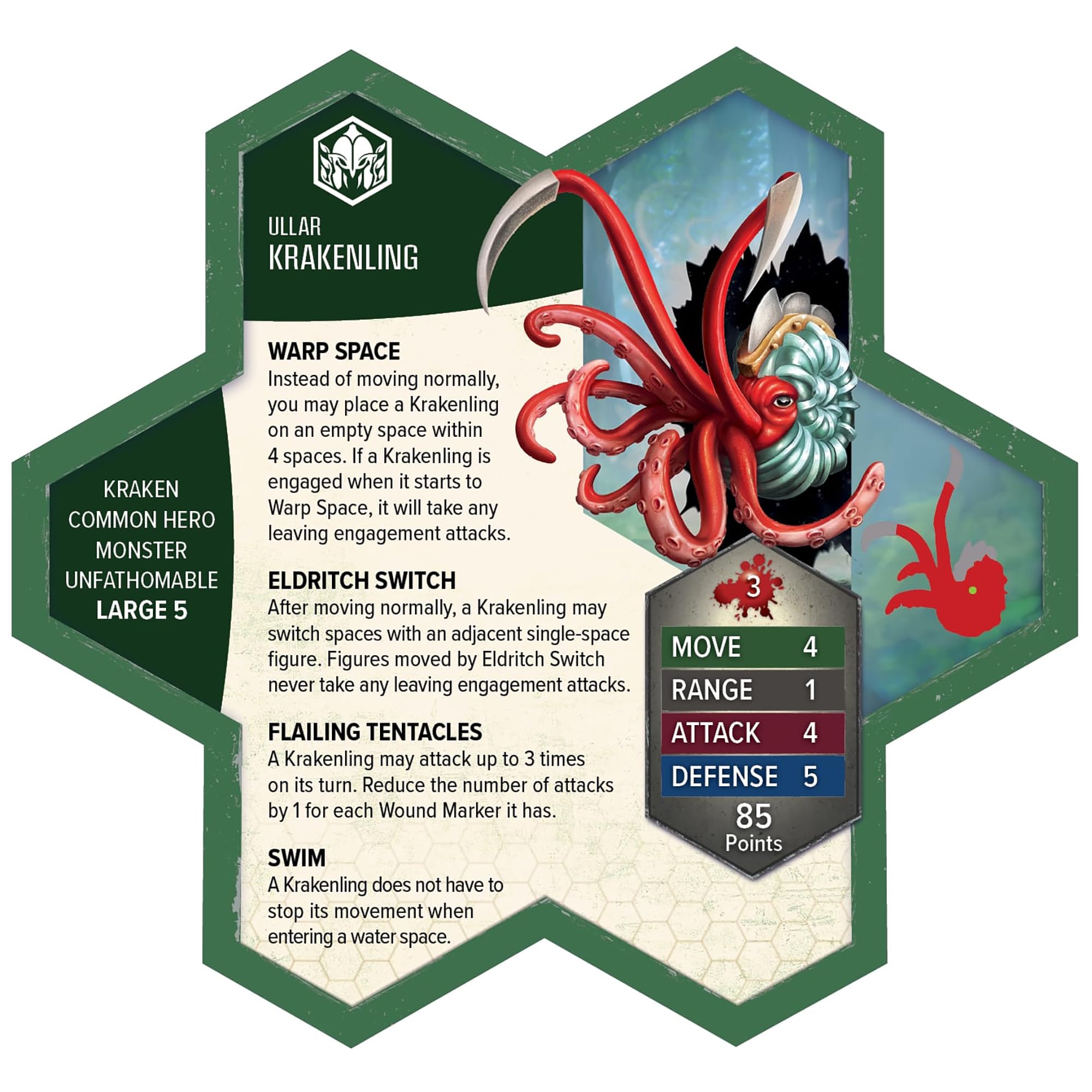 Renegade Game Studios - Heroscape Krakenling i Gelyrie Vanguards Army Expansion - Dodaj zawartość do gry Miniatury Heroscape - Do gry wymagany jest pole bitwy lub zestaw główny