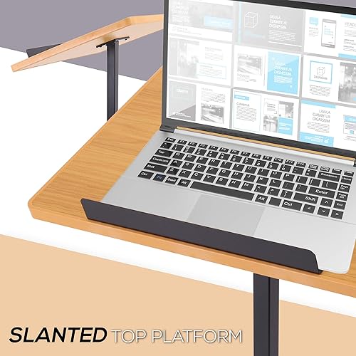 Miniatura 3 de Pyle Atril portátil de piso, podio, altura ajustable, diseño de pie constante, para profesor, conferencia, aula, soporte para libros de computadora