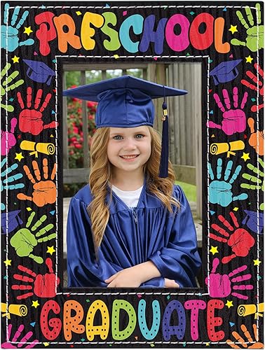 Vista 23 de FaCraft Regalo de graduación preescolar – 4 x 6 pulgadas, regalos de graduación de jardín de infantes 2025, marco de fotos de graduación mi primer