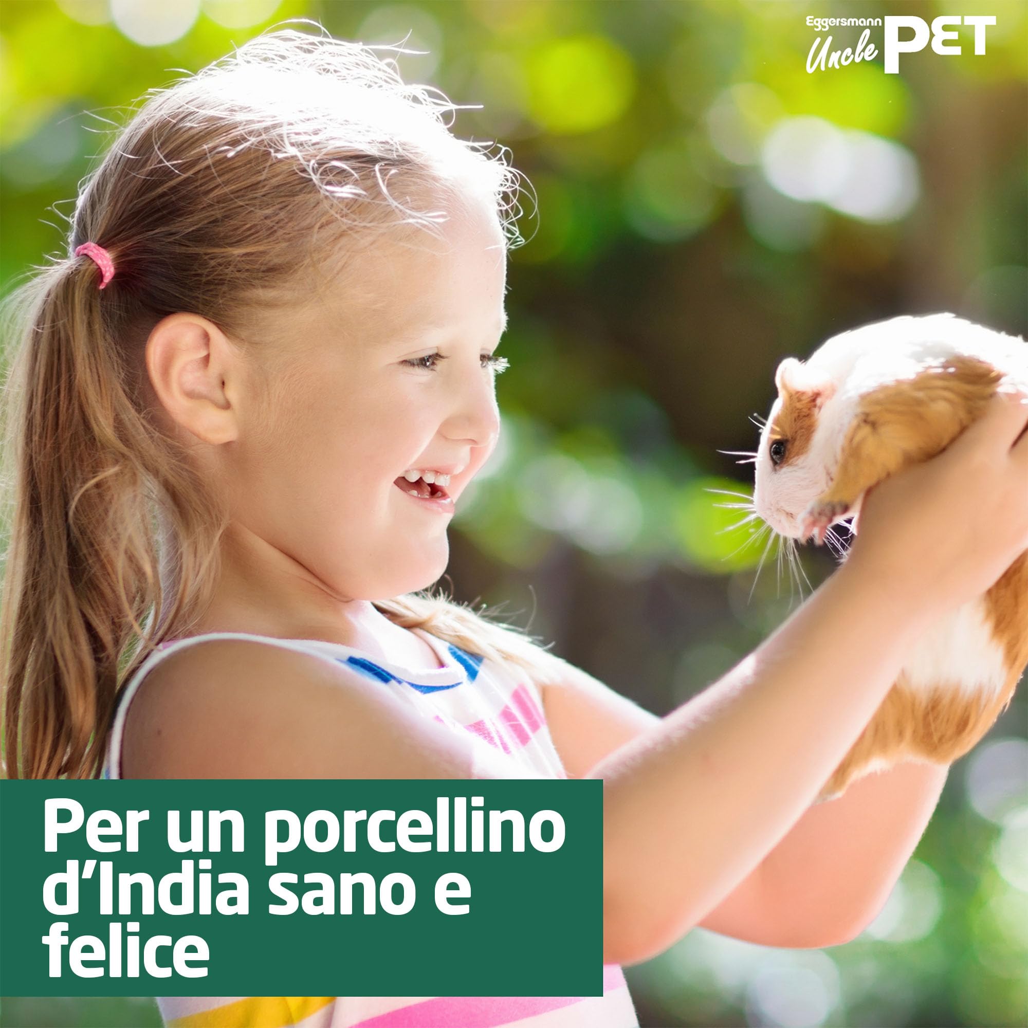 Eggersmann Uncle Pet - Cibo Premium per Porcellini d'India - Muesli Con Il Potere Naturale di Erbe, Verdure e Frutta (15 kg)
