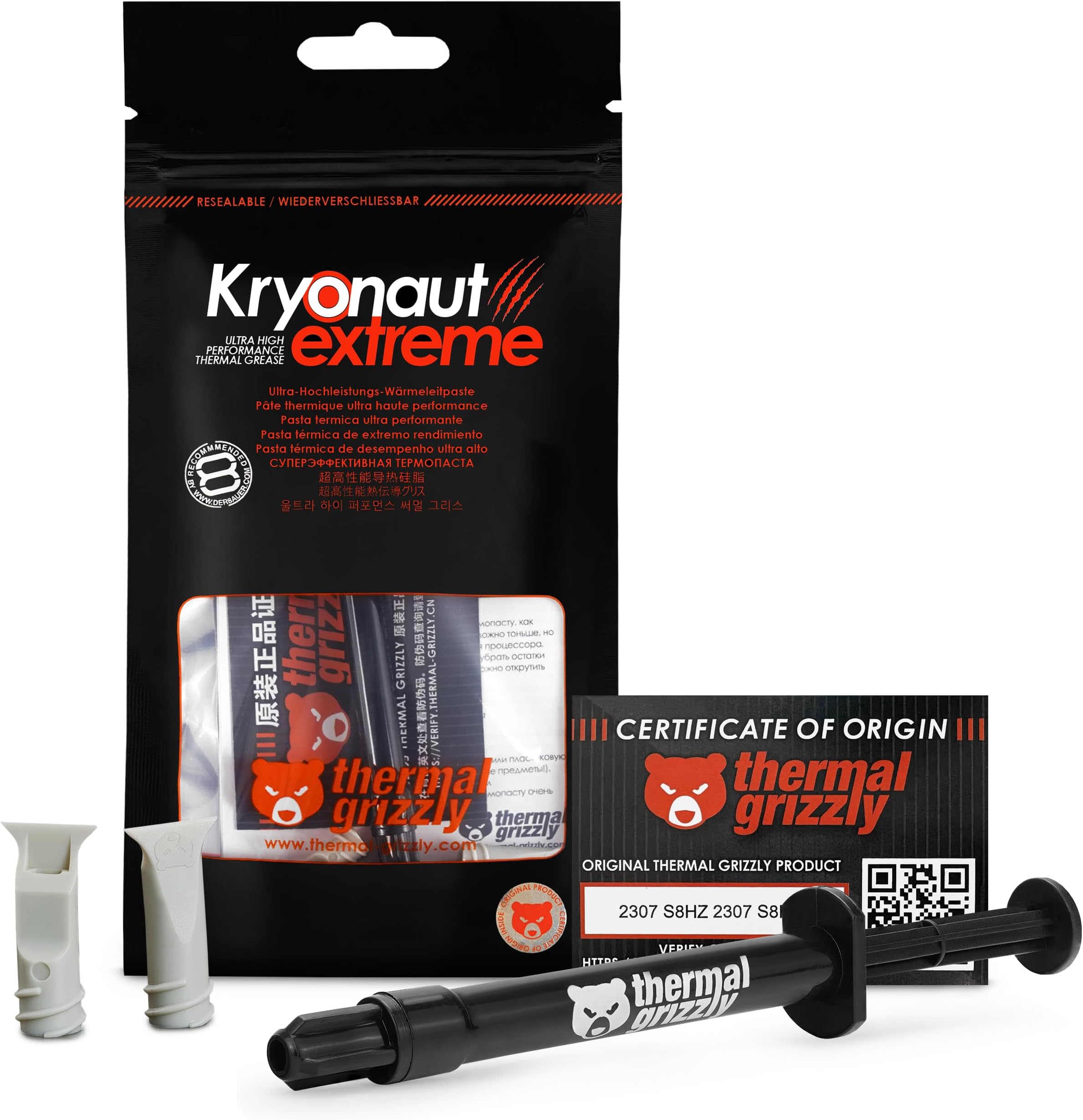 Kryonaut Extreme The High Performance Thermal Paste for Cooling All Processors, Graphics Cards and Heat Sinks in Computers and Consoles (2 Gram)