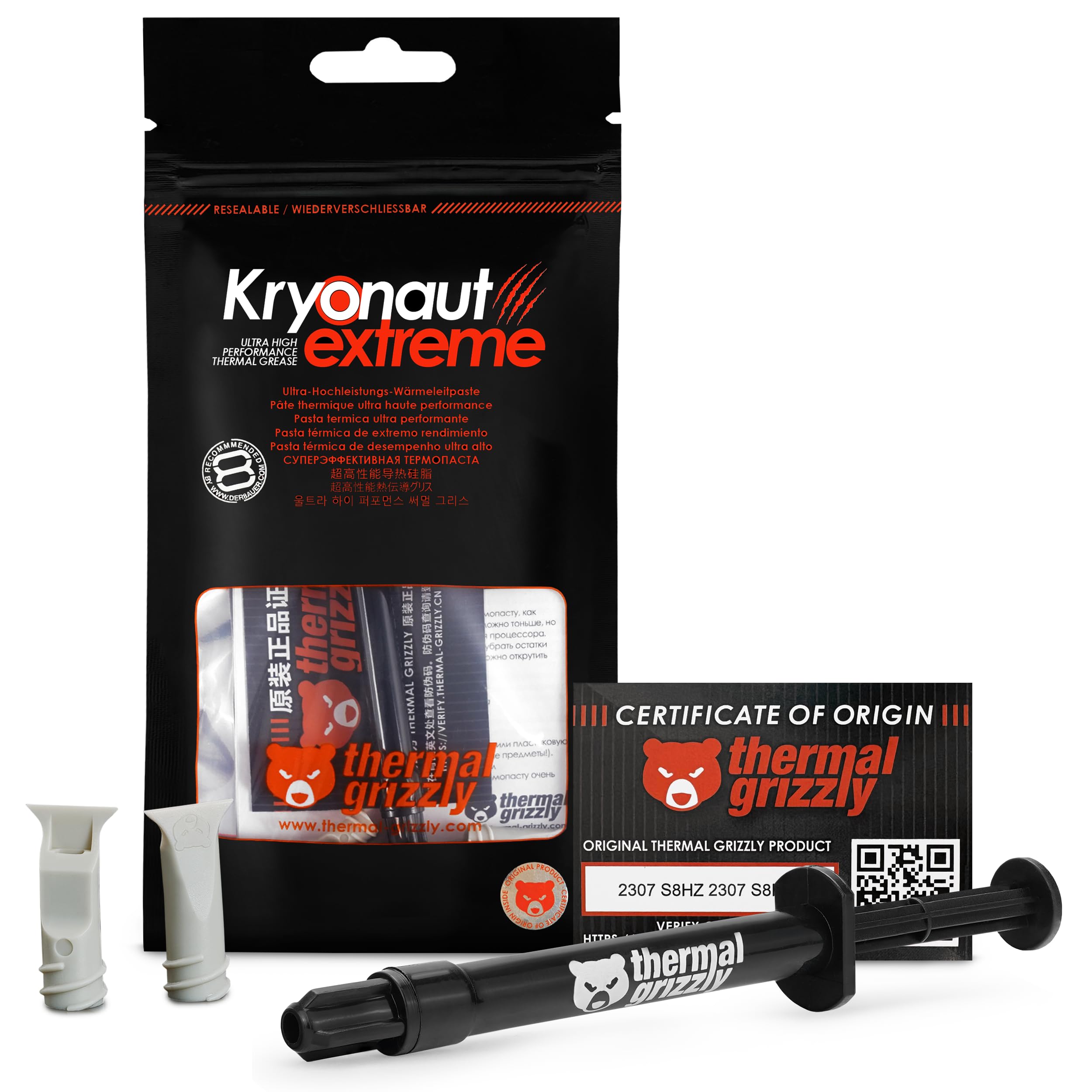 Thermal Grizzly Kryonaut Extreme Thermal Grease Paste - 2.0 Gram