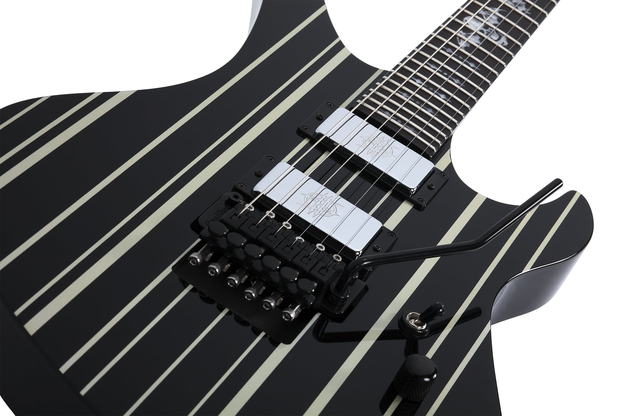 Amazon.com: Schecter Synyster Gates Custom - Black with Silver