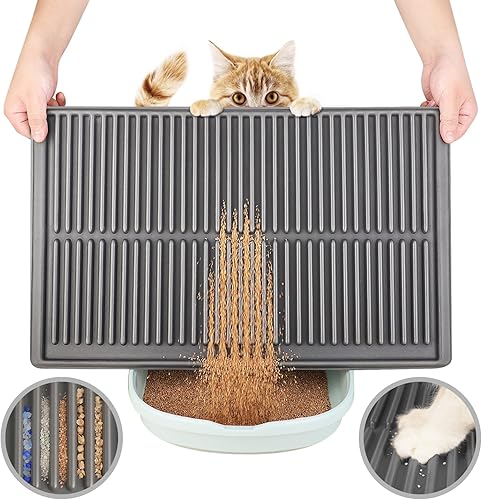 Alfombrilla de arena para gatos para caja de arena para gatitos alfombrillas de arena para gatitos alfombrilla de arena para mascotas tapete de