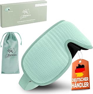 Atmungsaktive Schlafmaske 3D Augenmaske Schlafbrille für Reisen