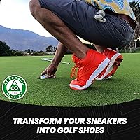 Vista 5 de Kit de tacos de golf Golfkicks para bricolaje Transforma zapatillas en zapatos de golf, un regalo divertido, compatible con zapatos de suela de goma