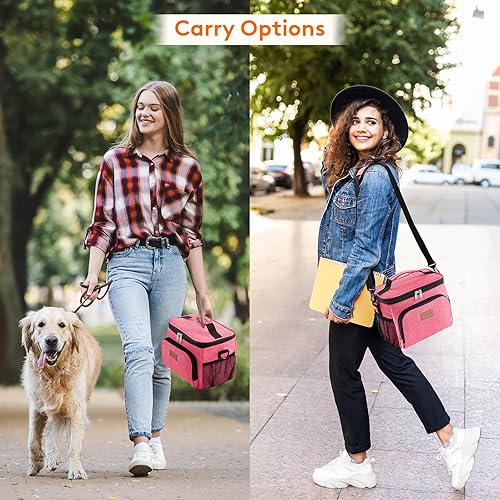 Miniatura 7 de Lifewit Lonchera reutilizable aislada para hombres, lonchera para mujeres, hielera portátil, congelable, suave, a prueba de fugas, con correa de