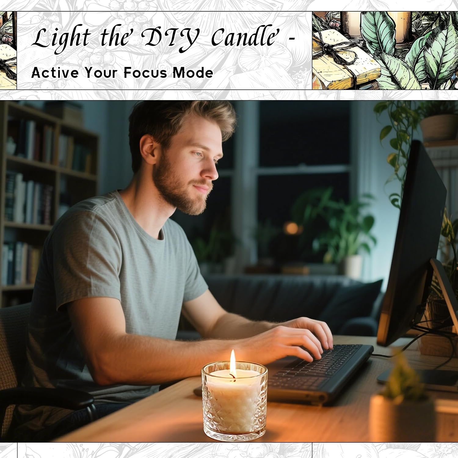 HIQILI Green Tea Fragrance Oil for Candle & Soap Making, Refreshing Scents, for Home Diffusers, Laundry Dryer Balls - 5.07 Fl Oz - Image 5