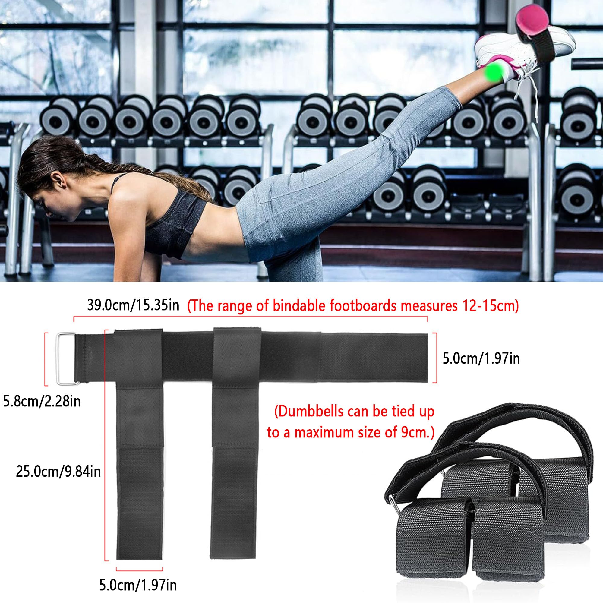 VireEyU Tibialis Trainer 2er Pack - Verstellbare Knöchelgewichte Für Beintraining
