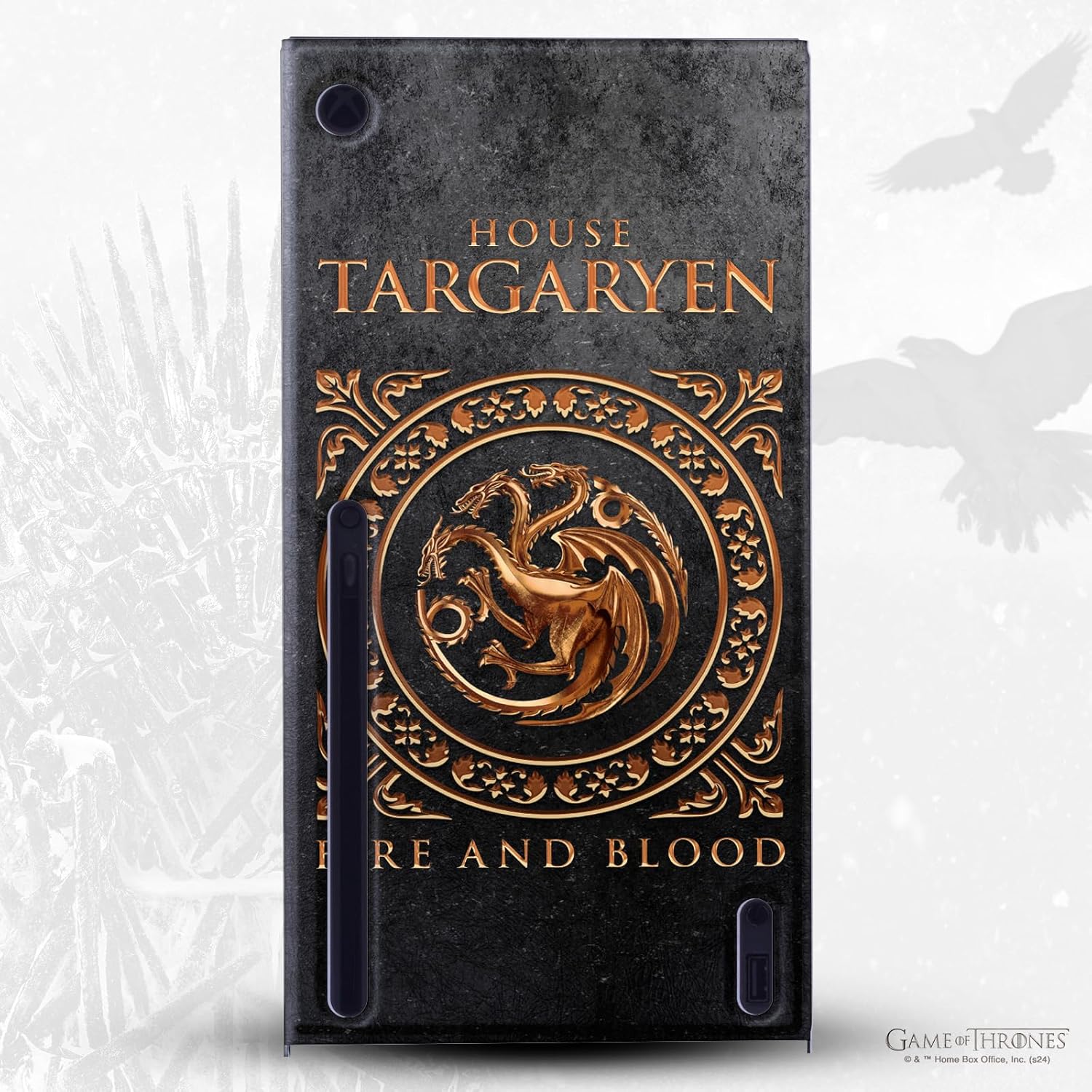 Head Case Designs Officially Licensed HBO Game of Thrones House Targaryen Sigils and Graphics Game Console Wrap Case Cover Compatible with Xbox Series X