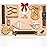deMoca Sensory Busy Board for Toddlers, Premium Wooden Toddler Busy Board for 1 2 3 Year Old with 10 Educational Activities for Fine Motor Skills, Fidget Activity Toy for Travel Toy