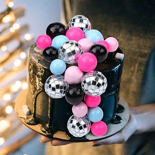 Miniatura 92 de 108 bolas para decoración de tartas, decoración de cupcakes, globos de espuma para hornear pasteles, boda, aniversario, decoración de cumpleaños