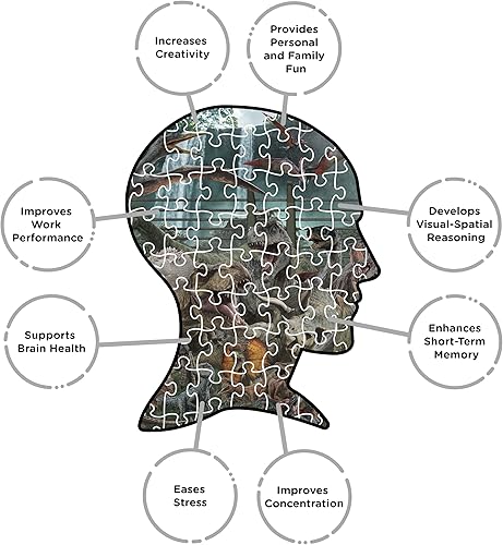 Miniatura 5 de AQUARIUS Jurassic World - Rompecabezas de 3000 piezas con tabla de tallas (rompecabezas de 3000 piezas), sin deslumbramiento, ajuste de precisión,