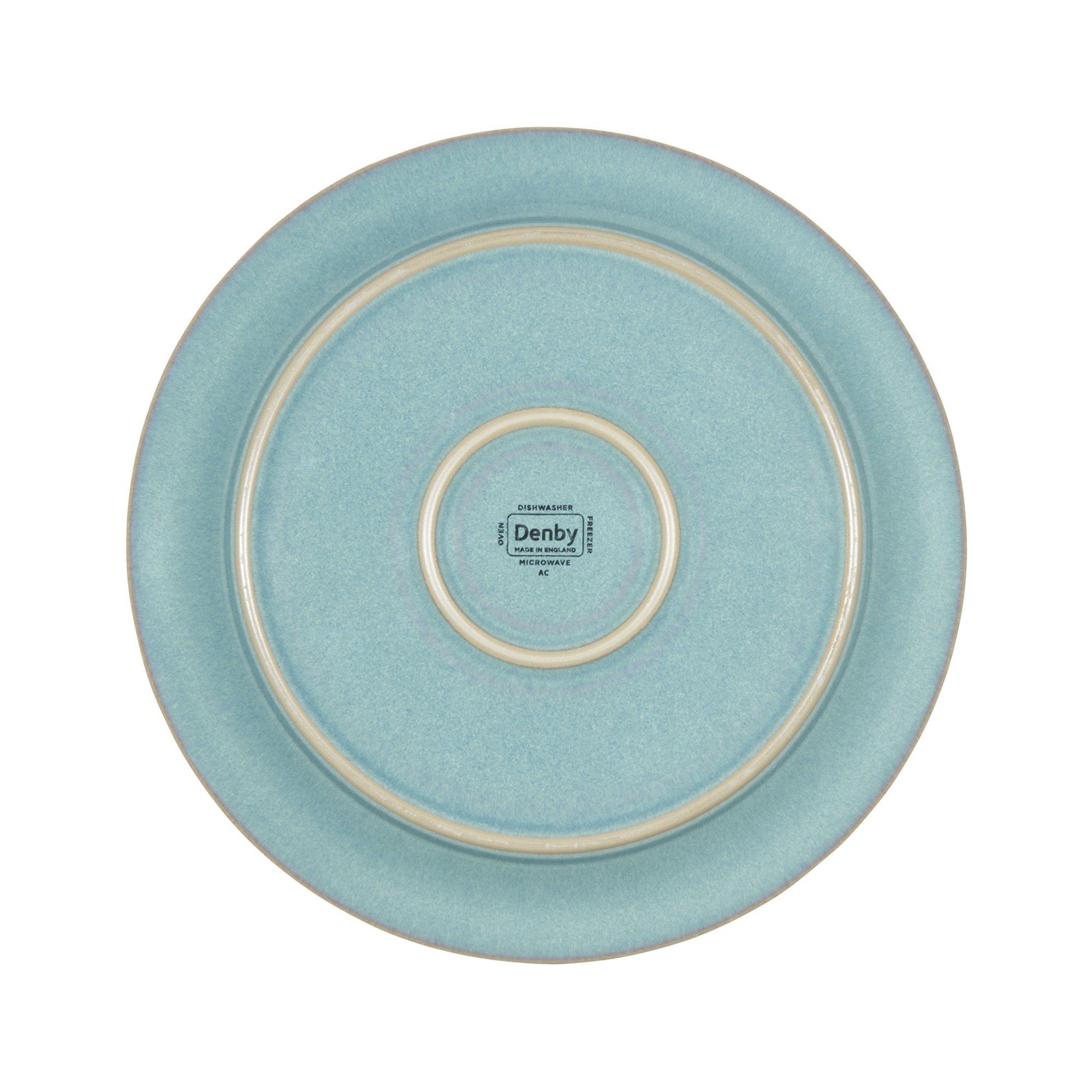Amazon.com | Denby Azure Salad Plates, Set of 4: Dinner Plates