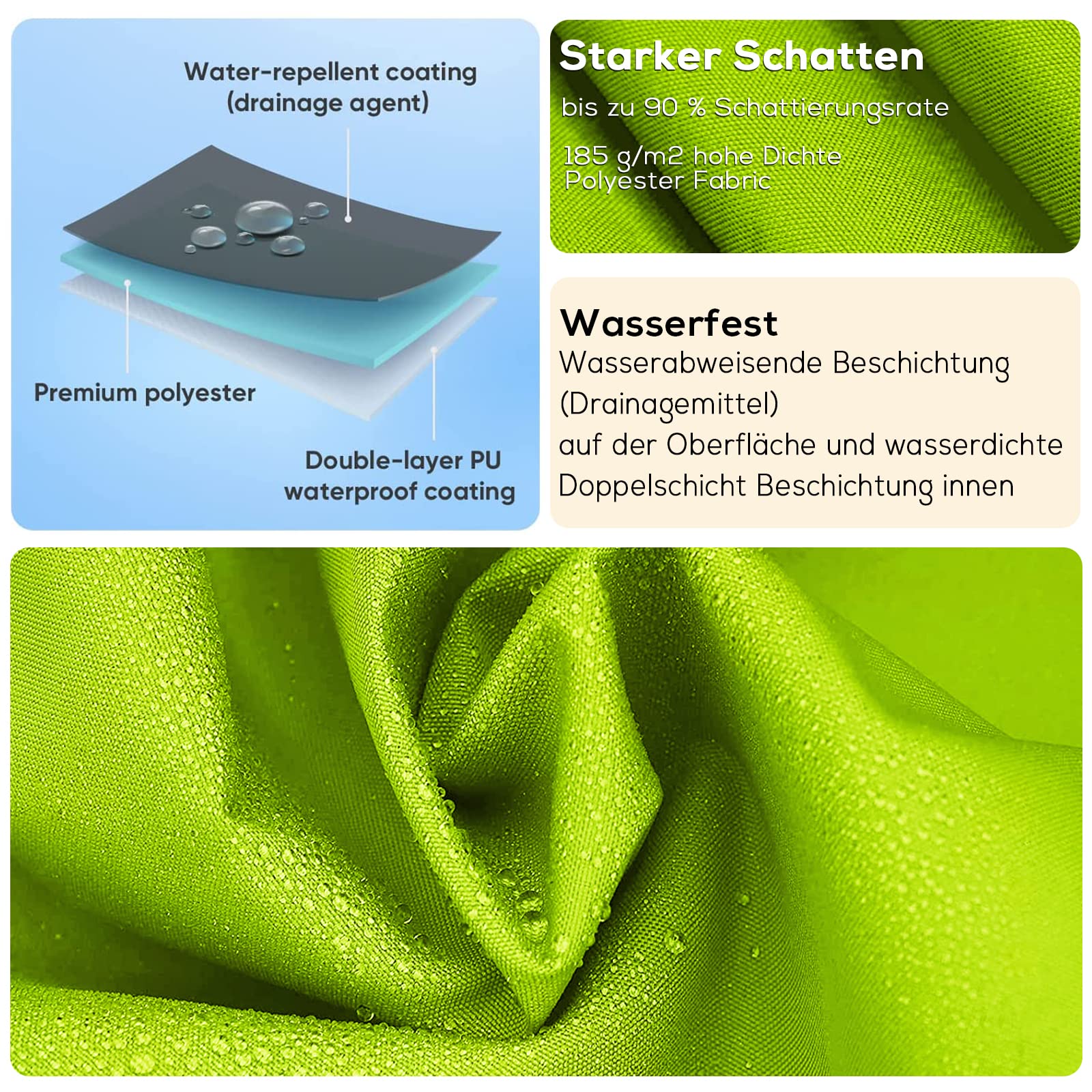 aiyaoo sonnensegel 2.5x3m Wasserdicht Rechteckig im Viele Größe und Farben, mit Befestigungs Kit PES Polyester, Sonnenschutz 95% UV Schutz, Reißfest Wetterfest für Terrasse Garten- Grün Casco - SPEEDairo mit Vautron Visier - Farbe::Aero Crimson rot Kombi Handschwengelpumpe mit Zapfhahn Activity_Boxing