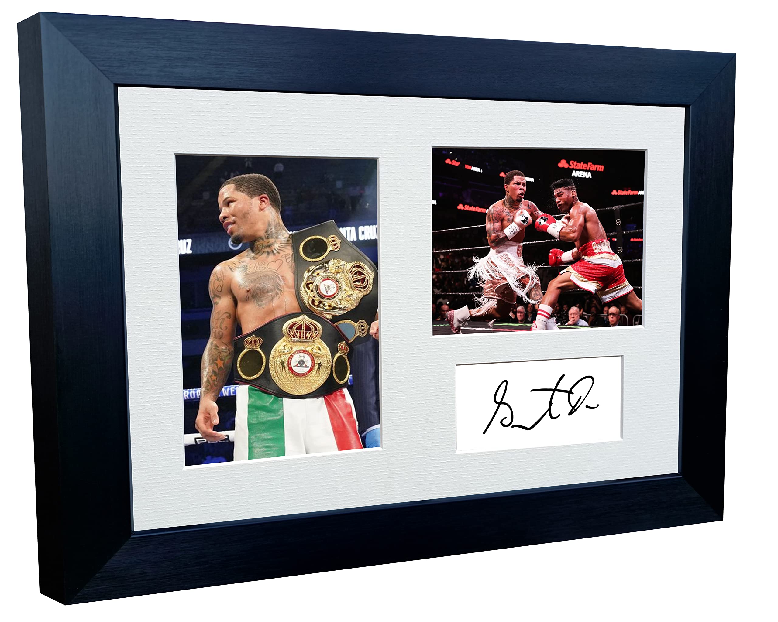 Kitbags & Lockers Gervonta 'Tank' Davis Boxing Autographed Signed 12x8 A4 Photo Photograph Picture Frame Poster Gift
