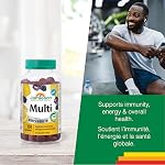 Jamieson Multivitamine Gélifiés pour Hommes Saveur Mûre Citron, Soutient l'Immunité, l'Énergie et la Santé Globale, avec Sélénium, Lycopène, Zinc, Vitamine B12 et Vitamine D3, Végétarien, Non-OGM, Sans Gluten, Couleurs, Saveurs ou Conservateurs Artificiels, 13