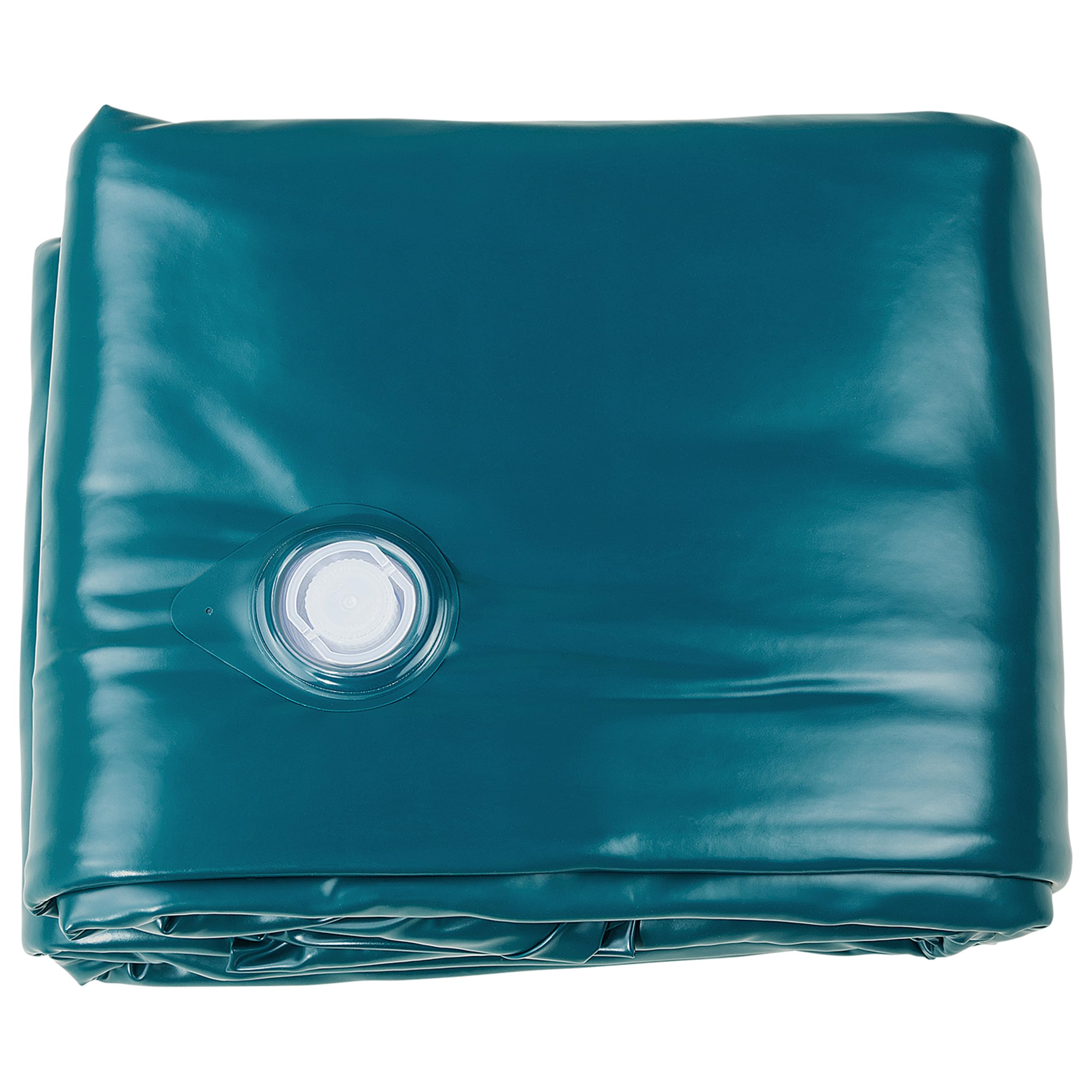 Wasserbett Matratze Mono 140 x 200 cm Stark beruhigt blau mit Schaumrahmen