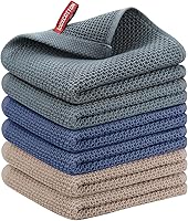 Vista 87 de Nialnant Paquete de 6 toallas de mano de cocina, grandes toallas de té de cocina 100% algodón, paños de cocina para secar platos 13x28 pulgadas