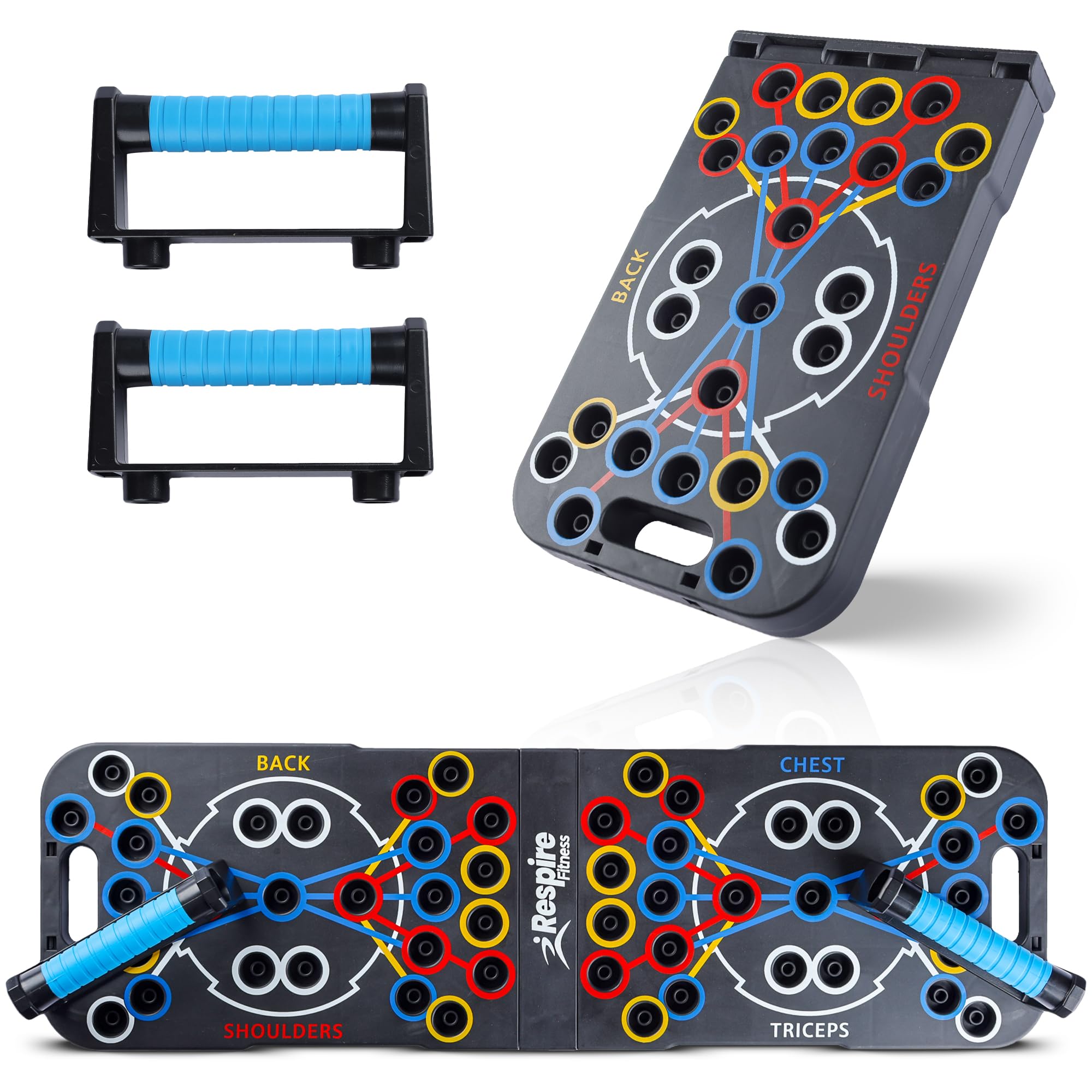 Respire Fitness Planche D'entraînement Pliable 54 En 1 Avec