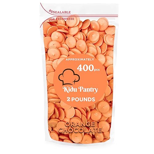 Miniatura 6 de Kidu Obleas de Chocolate Negro Fundible para Despensa 32 Onzas - 2 Libras a Granel en Bolsa Resellable Oscuro,Verde oscuro,Rosado,Azul,Leche,Rojo