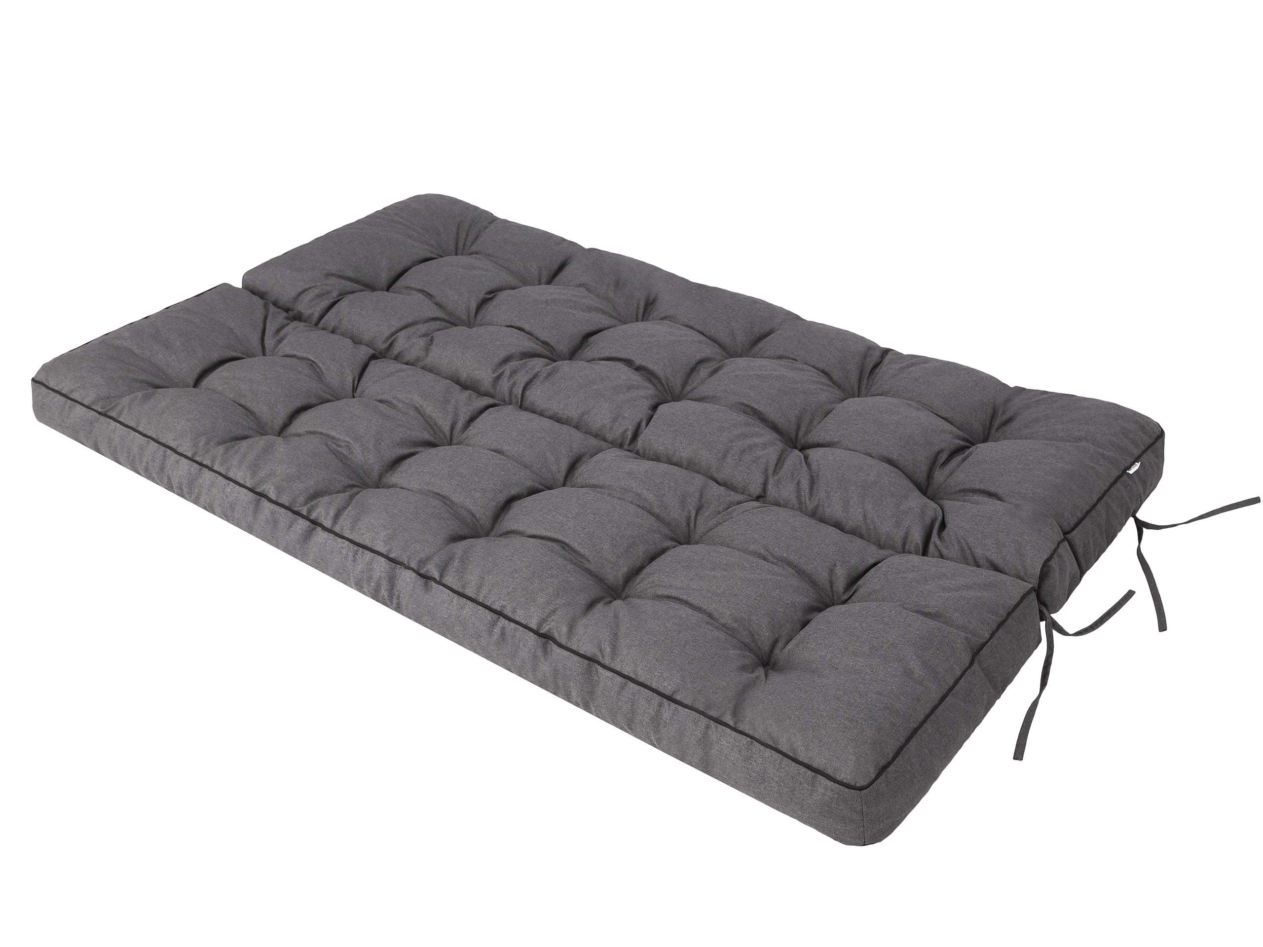 Cojín con respaldo para columpio de jardín, cojín para banco, ancho del asiento de 150 cm