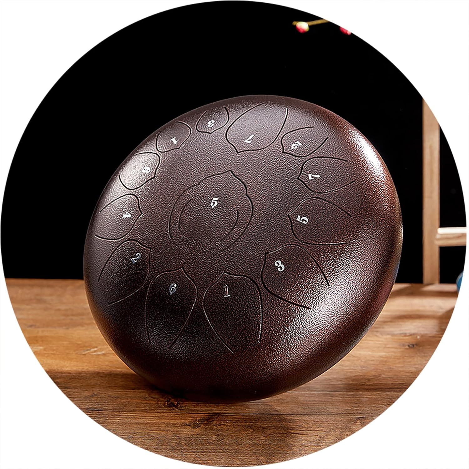 Steel Drum Set, Steel Tongue Drum 12 Inch 13 Notes with