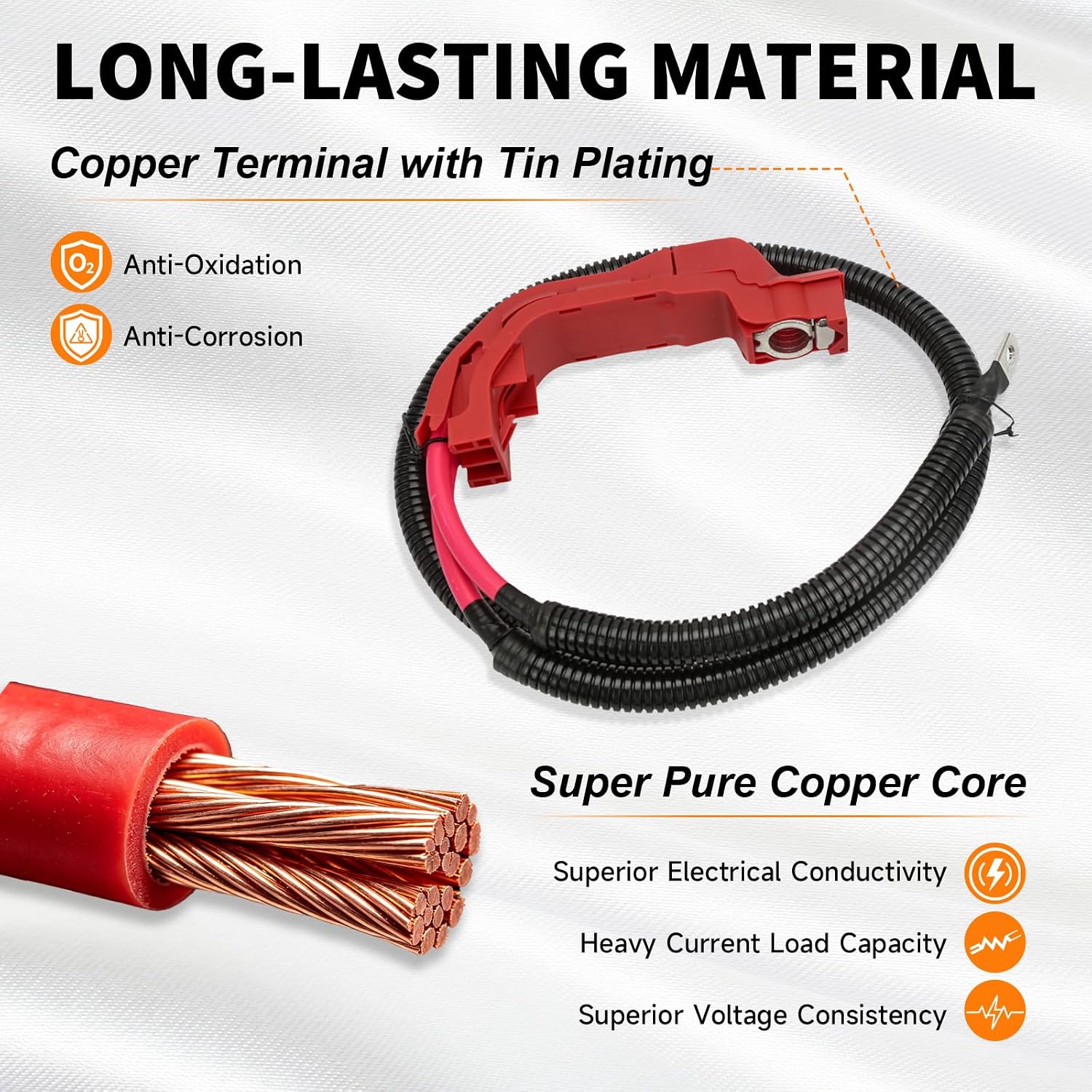25875320 Starter Solenoid Cable Positive Battery Cables