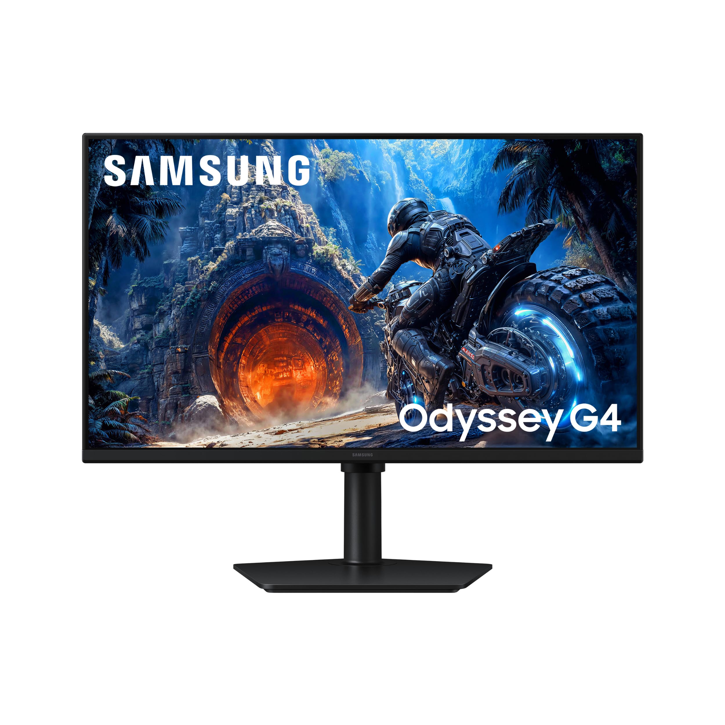 Samsung Écran Gaming Odyssey OLED G40H 27", Dalle Fast IPS, FHD 300Hz, 1ms, Luminosité Améliorée avec HDR10, Écran Plat, Pied Ajustable en Hauteur, Inclinable, Pivotable, HDMI 2.0, LS27HG402EUXEN