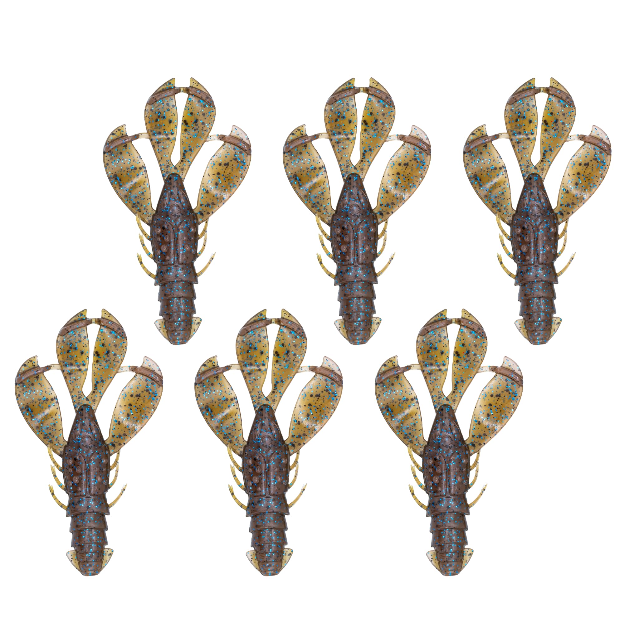 6th Sense – Congo Craw 3.8 Soft Plastic Creature Bait for Bass Fishing, Flipping & Texas Rigs