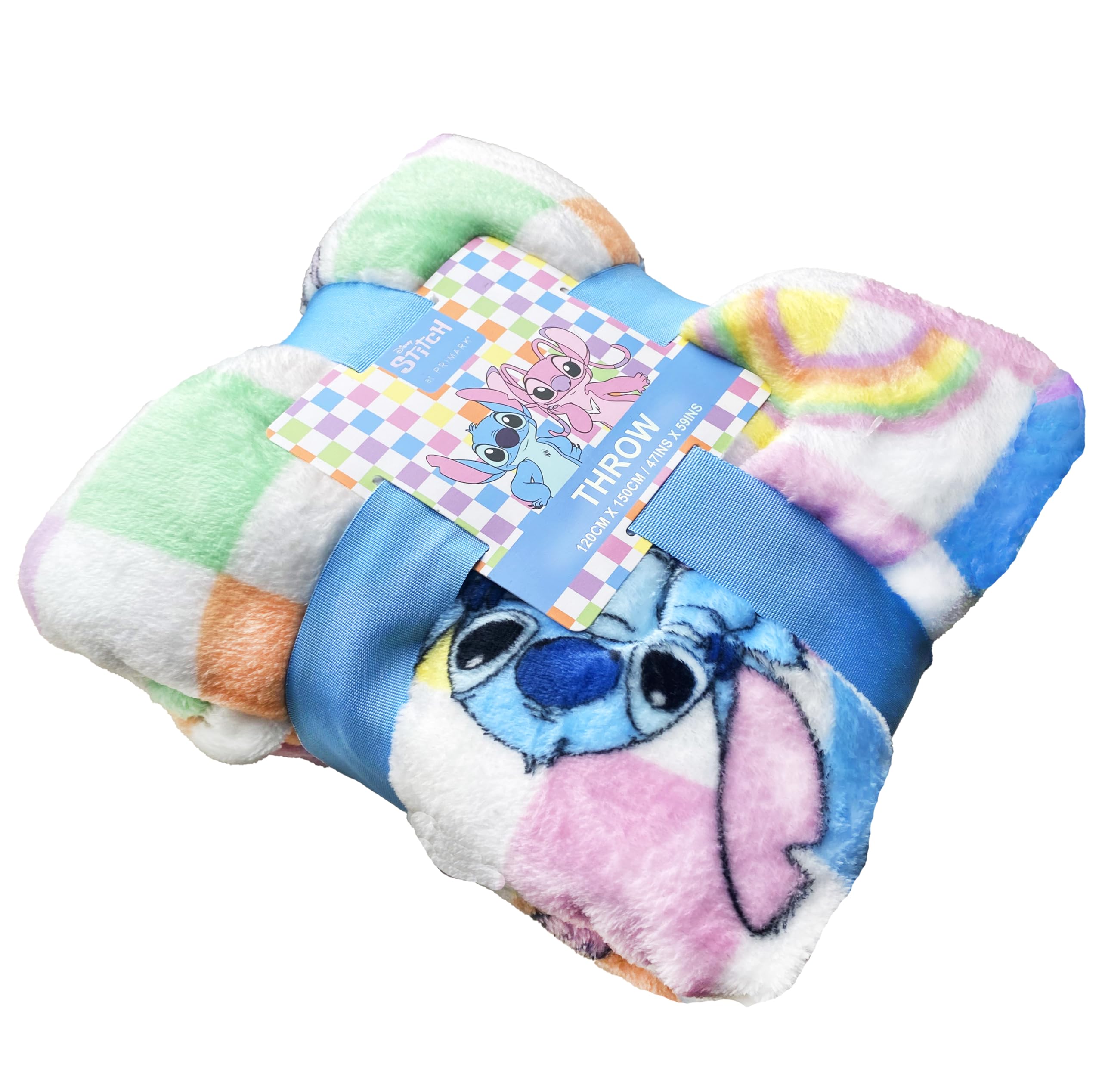 License Stitch Überwurf Primark, weiches Fleece, 120 x 150 cm