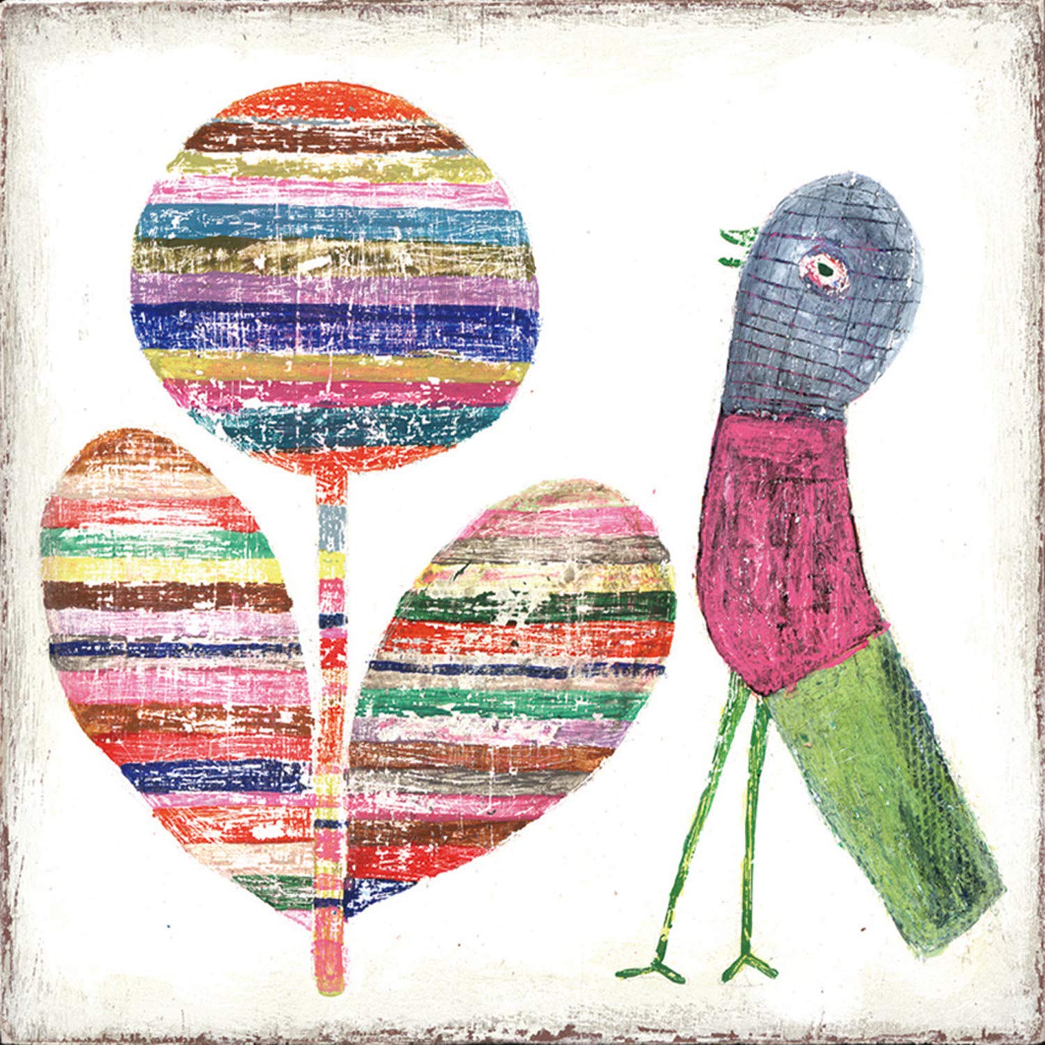Amazon.co.jp: SPICE OF LIFE 絵画 アートパネル 「Flower and Bird