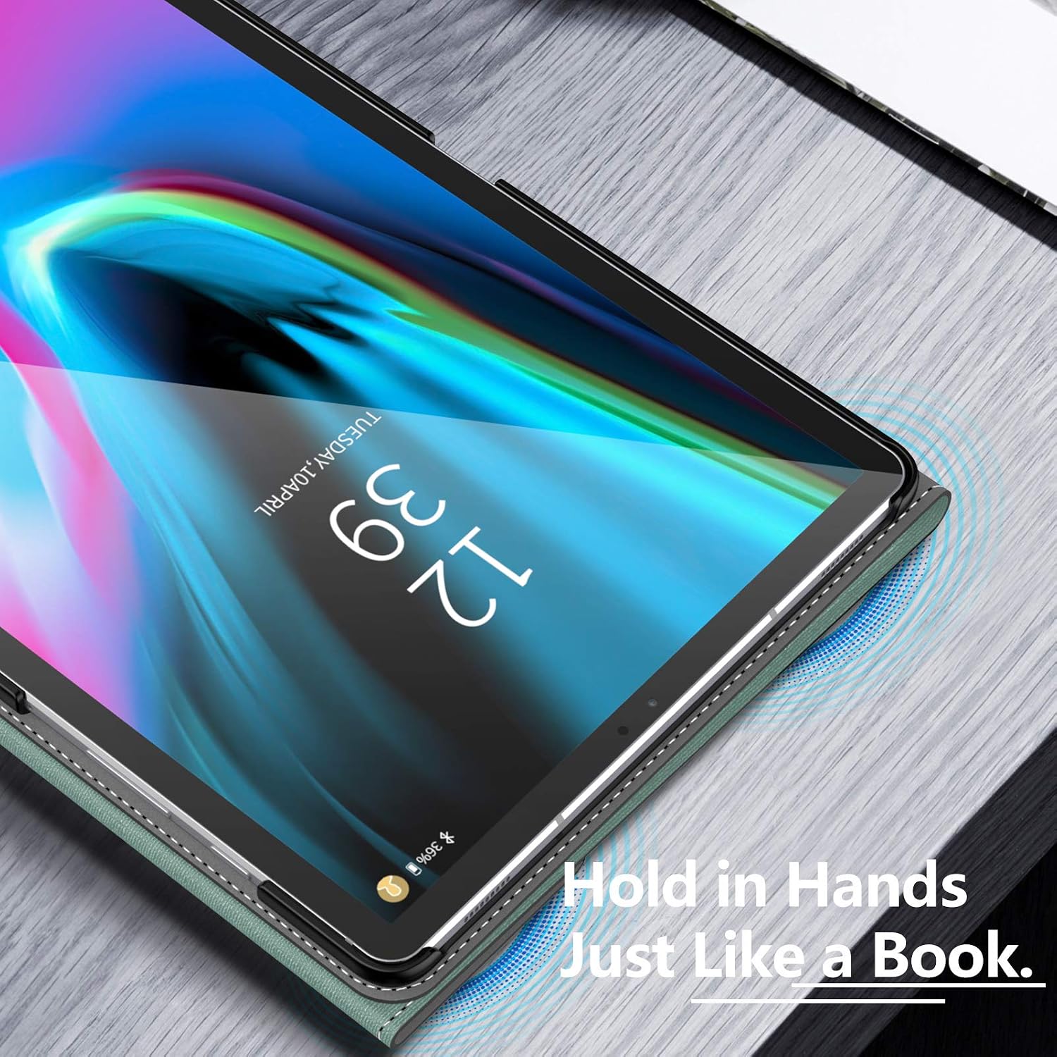 Infiland Galaxy Tab S6 10.5 Case, Multiple Angle Stand Case Fit Samsung Galaxy Tab S6 10.5 Inch Model SM-T860/T865/T867 2019 Release, Support S Pen Wireless Charging, Auto Wake/Sleep, Mint Green