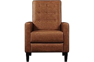 Yaheetech Stylish Mid Century Reclining Sofa