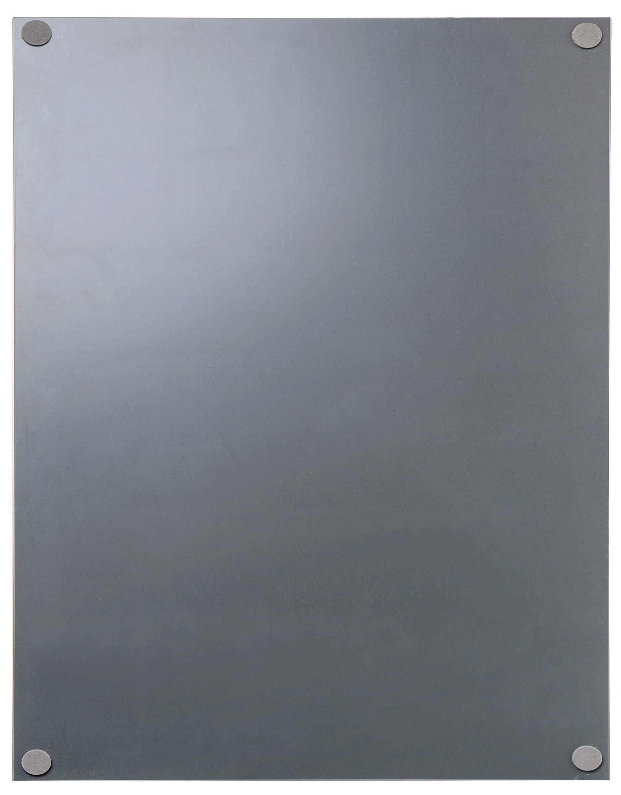 Red Co. Espejo de pared rectangular minimalista moderno, sin marco con borde biselado, grande, 28 x 14 pulgadas