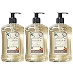 A LA MAISON French Liquid Hand Soap, Almond - Natural Hand Wash Made with Essential Oils - Biodegradable, Plant-Based, Vegan, Cruelty-Free, Alcohol & Paraben Free (16.9 oz, 3 Pack)