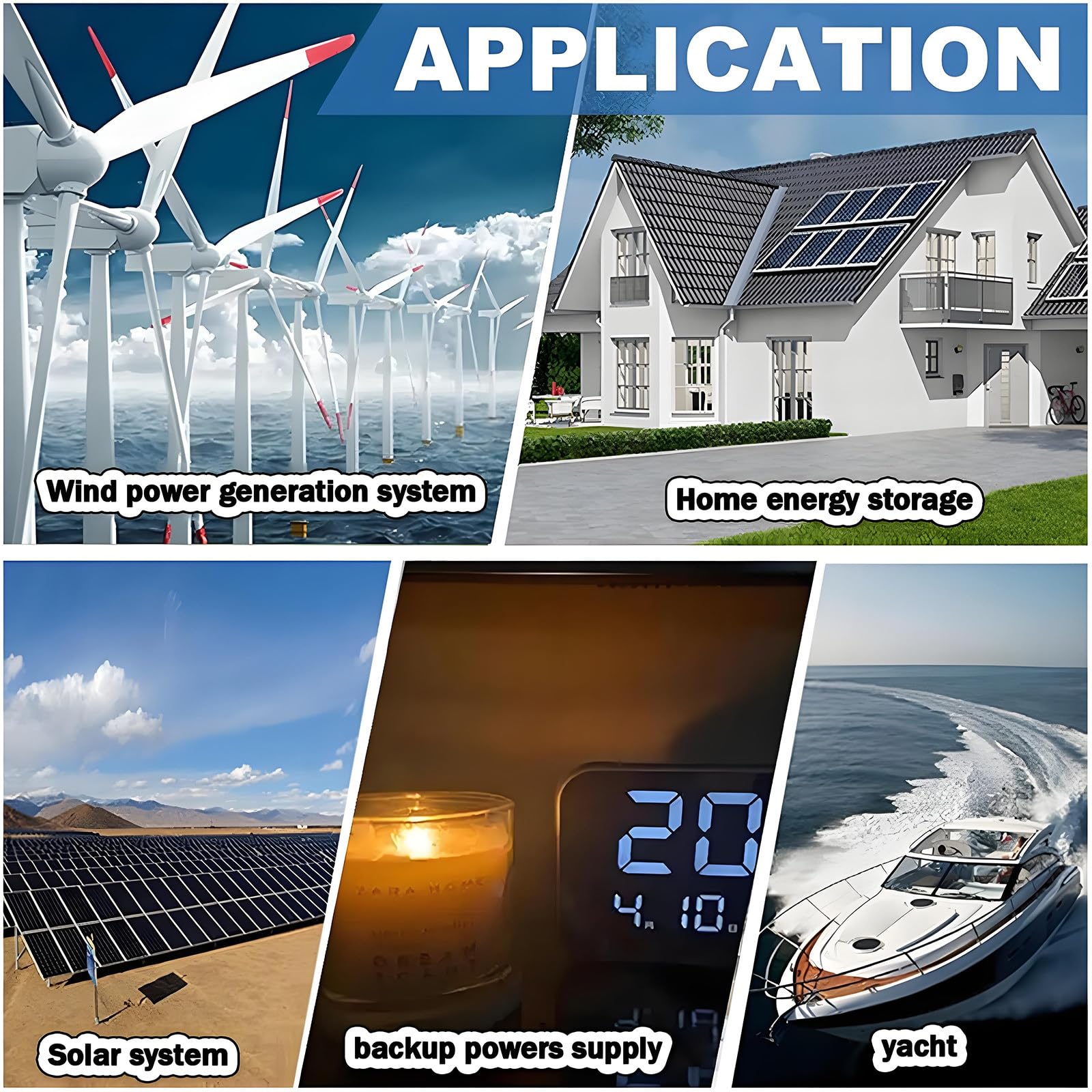 Hybrydowy falownik solarny 5500 W, 48 V DC do 220 V AC, czysty sinusoida, wbudowany regulator ładowania MPPT 120 A, kompatybilny z akumulatorami kwasowo-ołowiowymi i litowymi 48 V