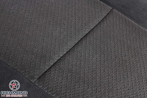 Miniatura 6 de Richmond Auto Upholstery - Funda de asiento de tela de repuesto para parte inferior del lado del conductor, color negro (compatible con Chevrolet
