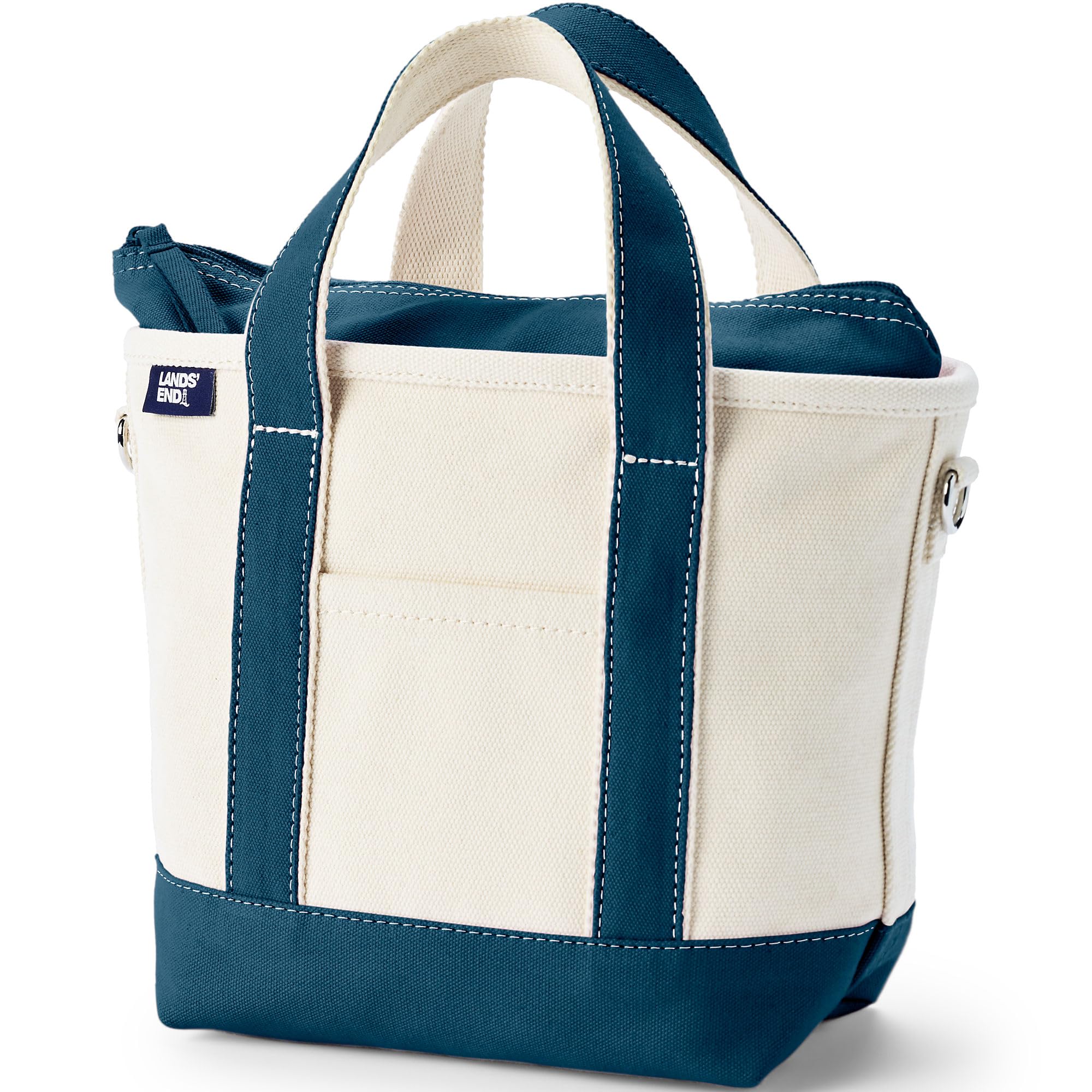 Lands' End Zip Canvas Tote