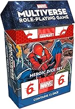 Marvel Multiverse Role-Playing Game Heroic DICE Set Acrylic Dice for Immersive Experience, Official Game Accessory for The Marvel Multiverse RPG - Made by CMON