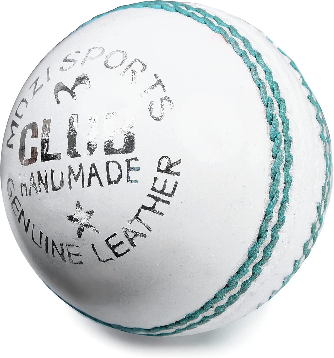 Mozi Sports® Junior Cricket Balls School Youth Leather Hard Balls Weight 4.75oz Pack Of 6 (White) - Image 3