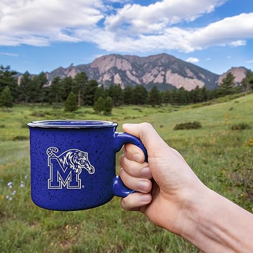 Miniatura 84 de Rico Industries NCAA Utah Utes - Taza de café personalizada de 12 onzas con logotipo grabado con láser profundo, taza de cerámica para acampar con