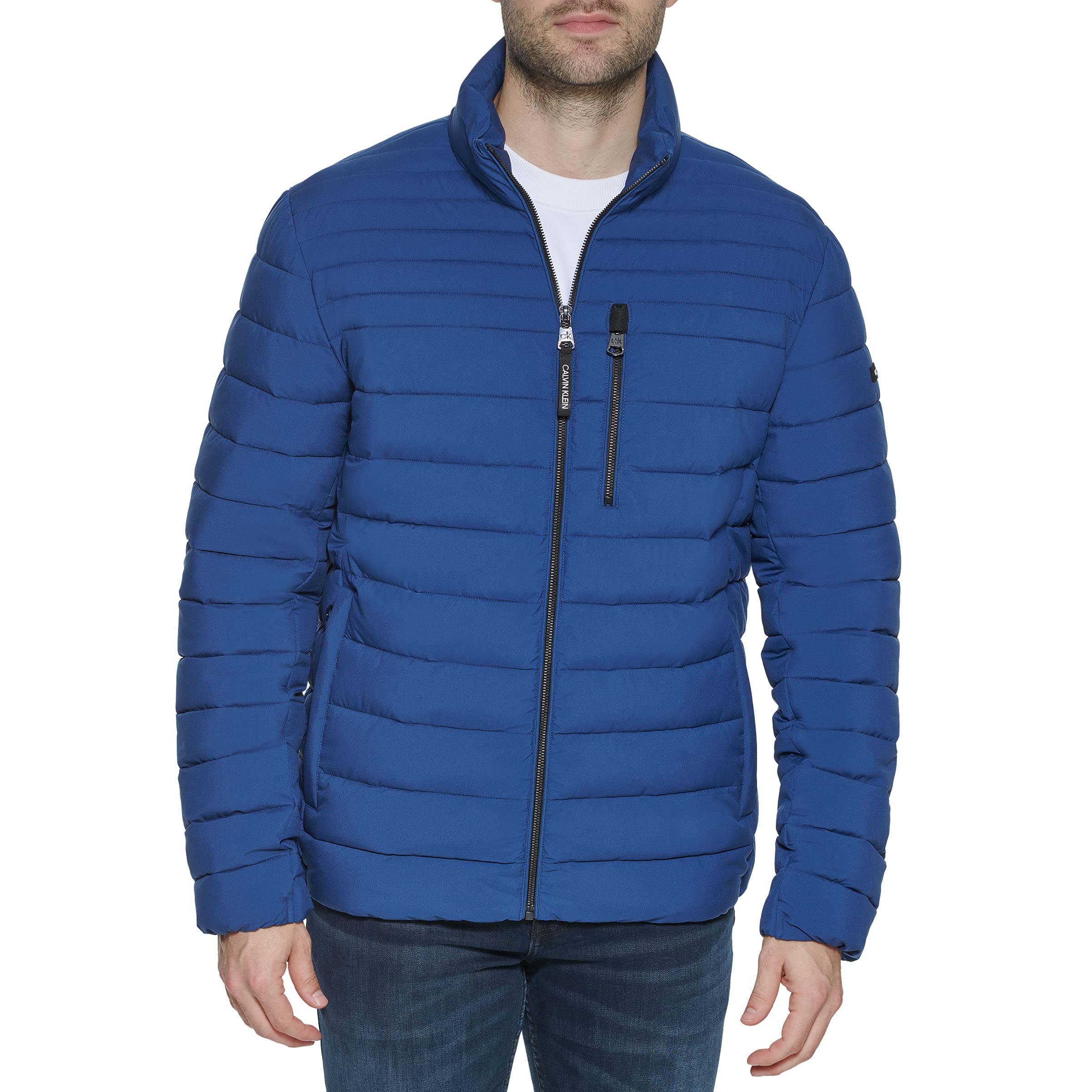 Calvin Klein Leichte Puffer wasserabweisende Daunenjacke für Herren