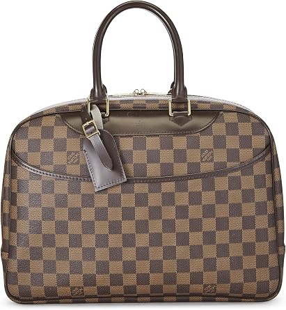 Pre-Loved Damier Ebene Deauville, Brown