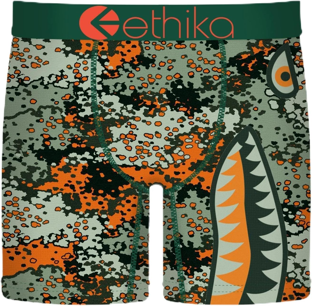 Ethika Men’s Mid Boxer Brief, 4-Way Stretch Performance Underwear - BMR Battle Tested