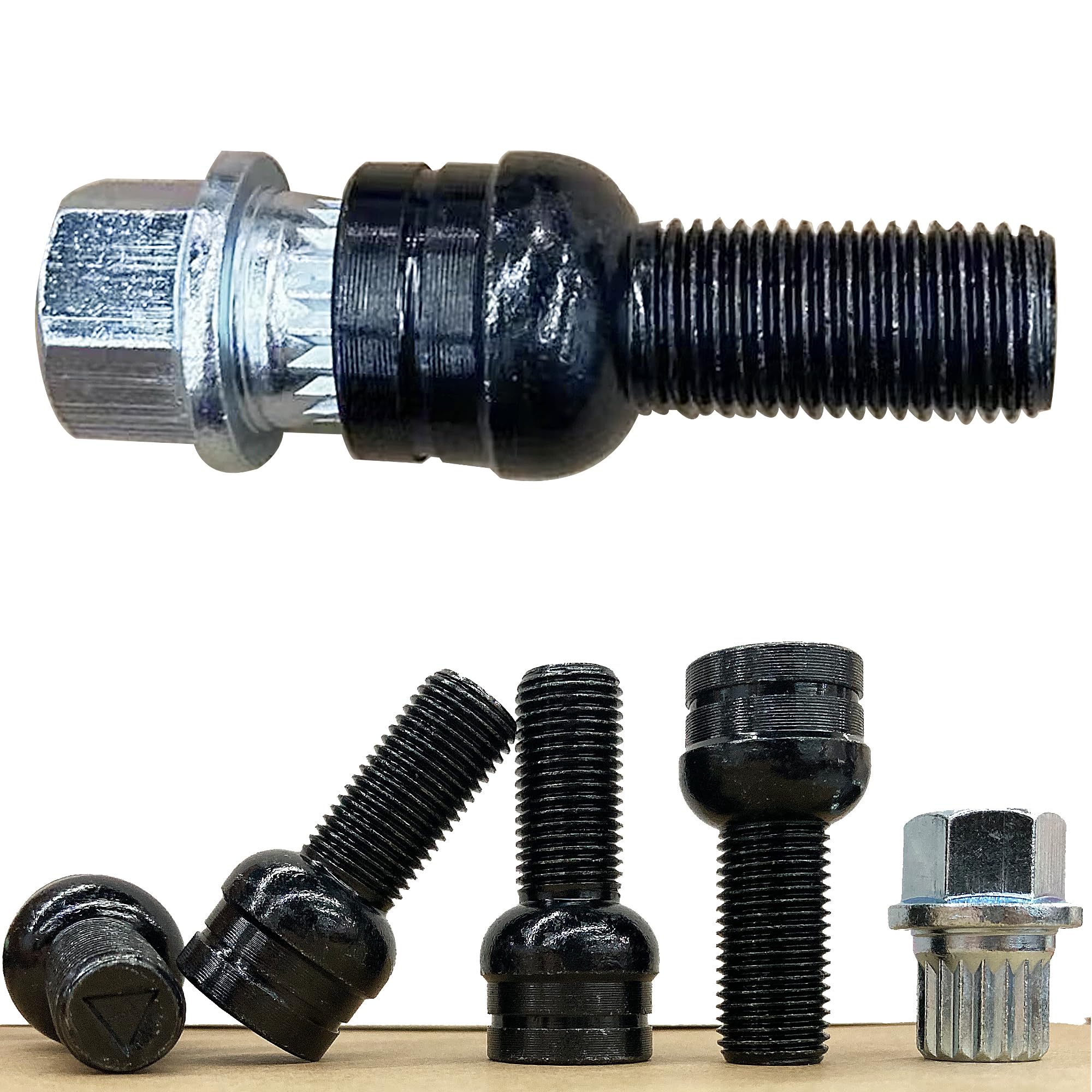 Set Dadi Antifurto Per Ruote Auto - 4 Dadi + Chiave M14x1.5mm Per Protezione Pneumatici - Foto 8