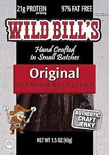 Wild Bill’s Hickory Smoked Beef Jerky 1.5 Ounce Packs (6 count)