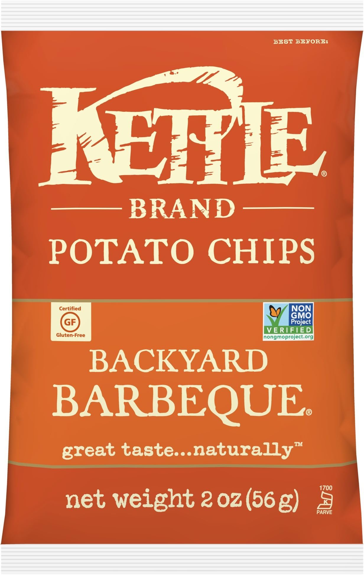 Potato Chips, Backyard Barbeque, 2 Ounce Bag (Pack of 24)