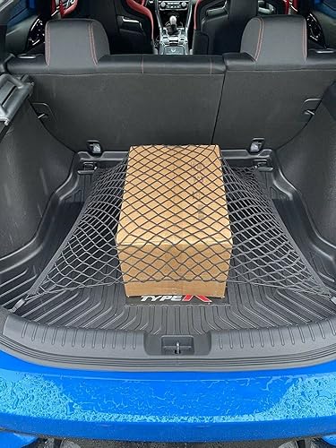 Miniatura 3 de EACCESSORIES EA Red de carga organizadora de maletero para Honda Civic 2017-2023  Red de carga estilo piso para Hatchback  Organizador de maletero